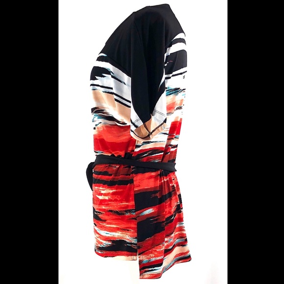 Calvin Klein Tunic Hi-Low Short Sleeve! - Picture 3 of 6